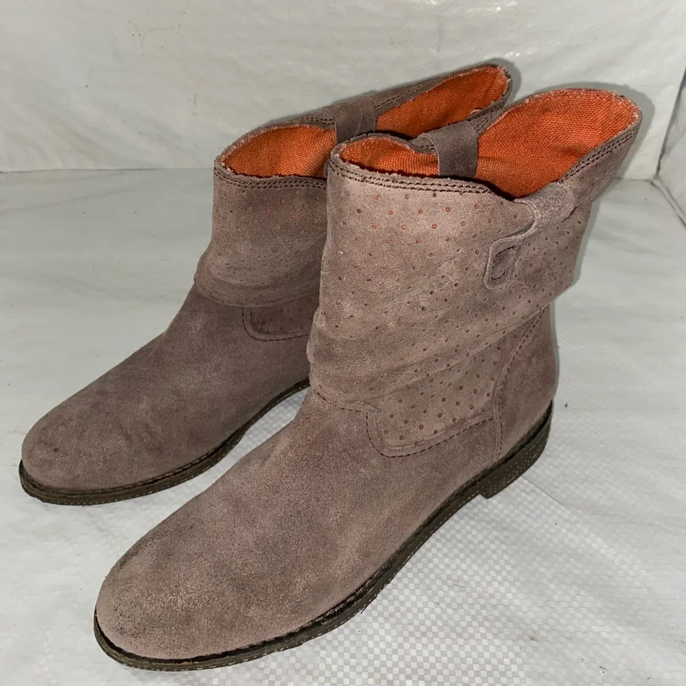 OTBT Women’s Poulsbo Leather Slouch Suede Boots Sz 9M - Picture 2 of 11